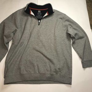 Russell Athletic Sports Pullover with half zipper size XXL